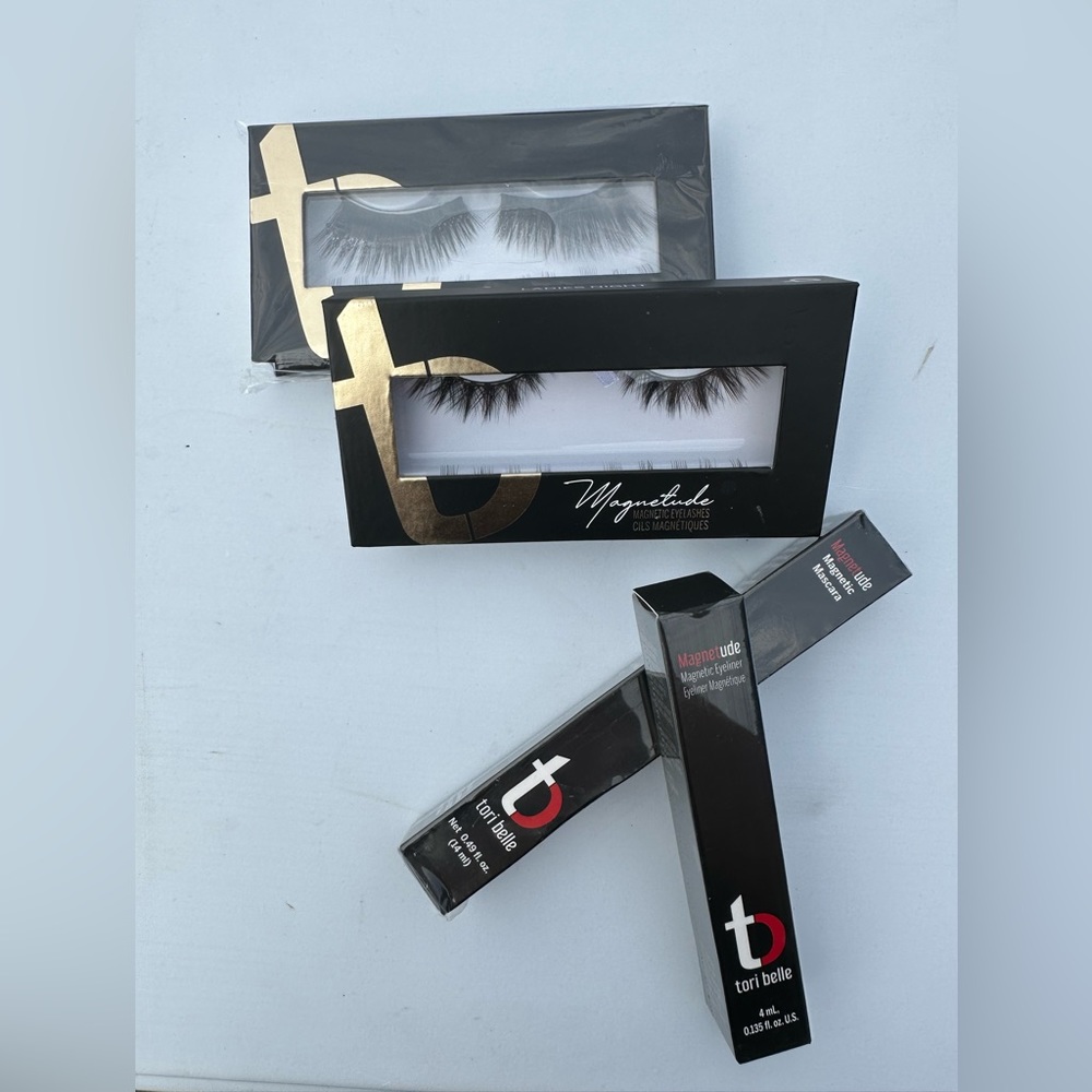 Tori belle eyelash bundle - magnetic lashes, eyeliner, mascara - brand new